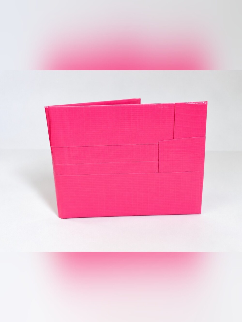 Hot Pink Women's Wallet - Sleek Duct Tape Design